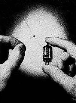 Transistor and the vacuum tube size comparison - RF Cafe Website