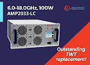 Exodus Advanced Communications AMP2033-LC, 6.0–18.0 GHz, 100 W TWT Replacement - RF Cafe