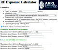 ARRL's New RF Radiation Exposure Calculator - RF Cafe Website