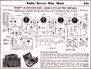 Knight (Allied Radio Corp.) Model E10716 Battery Portable Radio Service Data Sheet, August 1939 Radio-Craft - RF Cafe