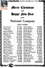Merry Christmas and Happy New Year from National Company, January 1942 QST - RF Cafe