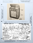 Farnsworth Models EK-081, EK-082, EK-083, EK-681 Schematic & Parts List, August 1947 Radio News - RF Cafe