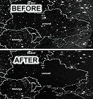 Ukraine Power Grid Before After Bombing - RF Cafe