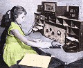 Strays - Youngest YL Amateur Radio Licensee, October 1953 QST - RF Cafe