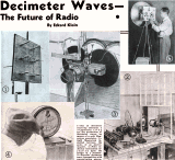 Decimeter Waves - The Future of Radio, November 1935 Short Wave Craft - RF Cafe