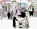 Electronics-Themed Comics January 1949 Radio & Television News - RF Cafe