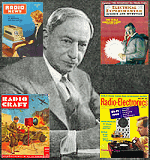 Hugo Gernsback, 1884-1967, October 1967 Radio-Electronics - RF Cafe