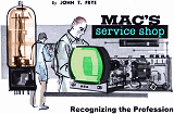 Mac's Service Shop: Recognizing the Profession, August 1960 Electronics World - RF Cafe