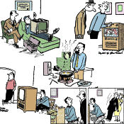 Tech-Themed Comics, June 1957 Radio-Electronics - RF Cafe