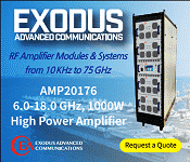 Exodus Advanced Communications AMP20176, 6.0-18.0 GHz, 1 kW TWT Replacement SSHPA - RF Cafe