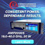Exodus Advanced Communications AMP20005, 18 to 40 GHz, 20 W SSPA - RF Cafe Website