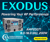 Exodus Advanced Communications AMP20071, 6-18 GHz, 200 W High-Power SSPA, TWT Replacement - RF Cafe Website