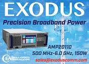 Exodus AMP20110, 500 MHz - 6.0 GHz, 150 W, Ultrabroadband SSPA - RF Cafe