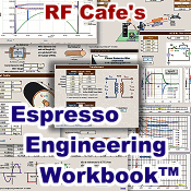 Espresso Engineering Workbook™ for Excel - RF Cafe