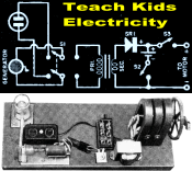 Teach Kids Electricity, June 1958 Popular Electronics - RF Cafe