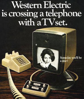 RF Cafe - Vintage Western Electric TV Phone Ad