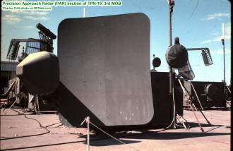 TPN-19 Precision Approach Radar (PAR) antenna from the 3rd MOB - RF Cafe