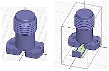 1.0 mm vertical launch connector ANSYS HFSS models - RF Cafe