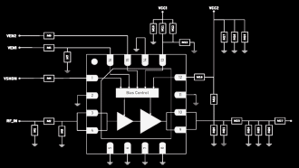 Guerrilla RF GRF5508/10 Block Diagram - RF Cafe