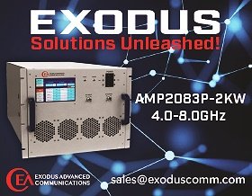 Exodus Advanced Communications AMP2083P-2KW, 4.0–8.0&nbsp;GHz, 2&nbsp;kW Pulse SSPA - RF Cafe
