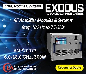 Exodus AMP20072, 6.0-18.0&nbsp;GHz, 300&nbsp;Watt SSHPA - RF Cafe
