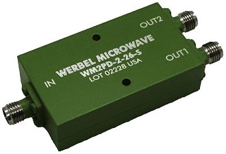 WWerbel Microwave WM2PD-2-26.5-S Power Divider for 2 to 26.5&nbsp;GHz - RF Cafe