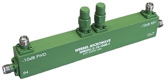 Werbel Microwave WMDDC-2-18-10dB-S, Dual Directional Coupler, 2-18&nbsp;GHz - RF Cafe