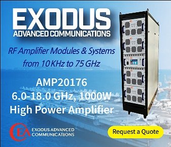 Exodus AMP20176, 6.0-18.0&nbsp;GHz, 1 kW SSHPA - RF Cafe
