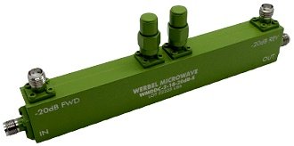 Werbel Microwave WMDDC-2-18-20dB-S Dual Directional Coupler for 2-18&nbsp;GHz - RF Cafe