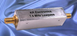 KR Electronics 2832-SMA 7.5 LPF package