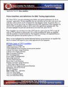 Pulse Amplifiers & Definitions for EMC Testing Applications App Note