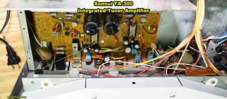 F-3016 Tone Control & Power Amp Board (Sansui TA-300) - RF Cafe