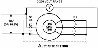 Zeroing differential synchros by the voltmeter method - RF Cafe