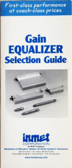 inmet: Gain Equalizer & Conversion Calculator (front) - RF Cafe