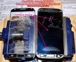 Samsung Galaxy S4 Smartphone Glass Replacement (removal complete) - RF Cafe