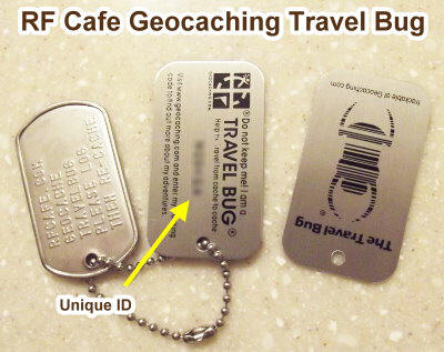 Travel Bug for RF Cafe Geocaching - RF Cafe