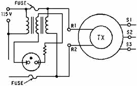 Blown fuse indicator requiring only one lamp - RF Cafe