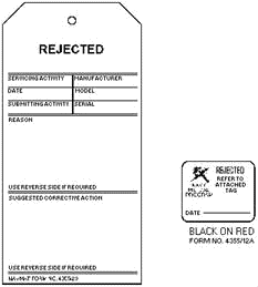 REJECTED label - RF Cafe