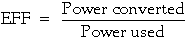 Efficiency Formula - RF Cafe