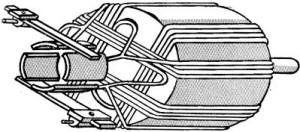 Electricity - Basic Navy Training Courses - Figure 132. - Drum wound armature.