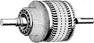 Electricity - Basic Navy Training Courses - Figure 133. - Modern drum wound armature.