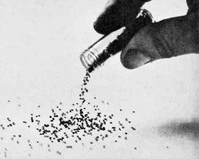 Each of these ferrite doughnuts represents a single memory core for a modern computer - RF Cafe