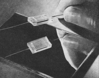 Glass-Dielectric Capacitors, July 1965 Electronics World - RF Cafe