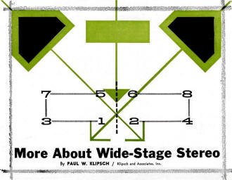 More About Wide-Stage Stereo, March 1960 Electronics World - RF Cafe