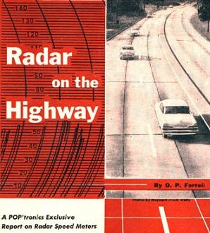Radar on the Highway, May 1956 Popular Electronics - RF Cafe