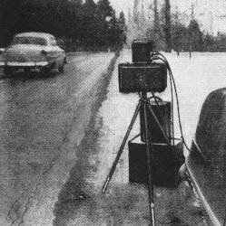 Speed radar on tripod - RF Cafe