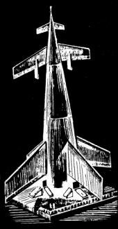 Three-stage monster rocket proposed by Mr. Petrov - RF Cafe