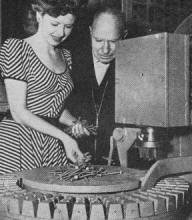 Machine "Irons Out" Nails at Rate of 31,000 a Day&nbsp;- RF Cafe