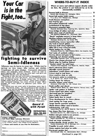 October 1942 Popular Mechanics Table of Contents (p2) - RF Cafe