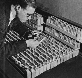 Hundreds of luminous chemicals are being studies at the General Electric - RF Cafe